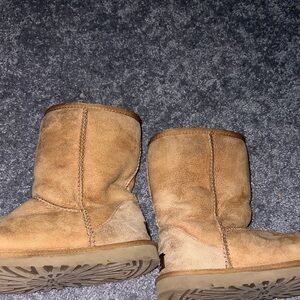 UGG Kids Tan Suede Boots